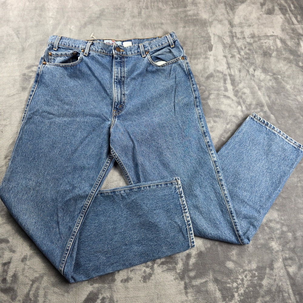 Vintage Levi's Orange‎ Tab 540 Jeans 38x32 Made USA Relaxed Fit Blue Denim Mens